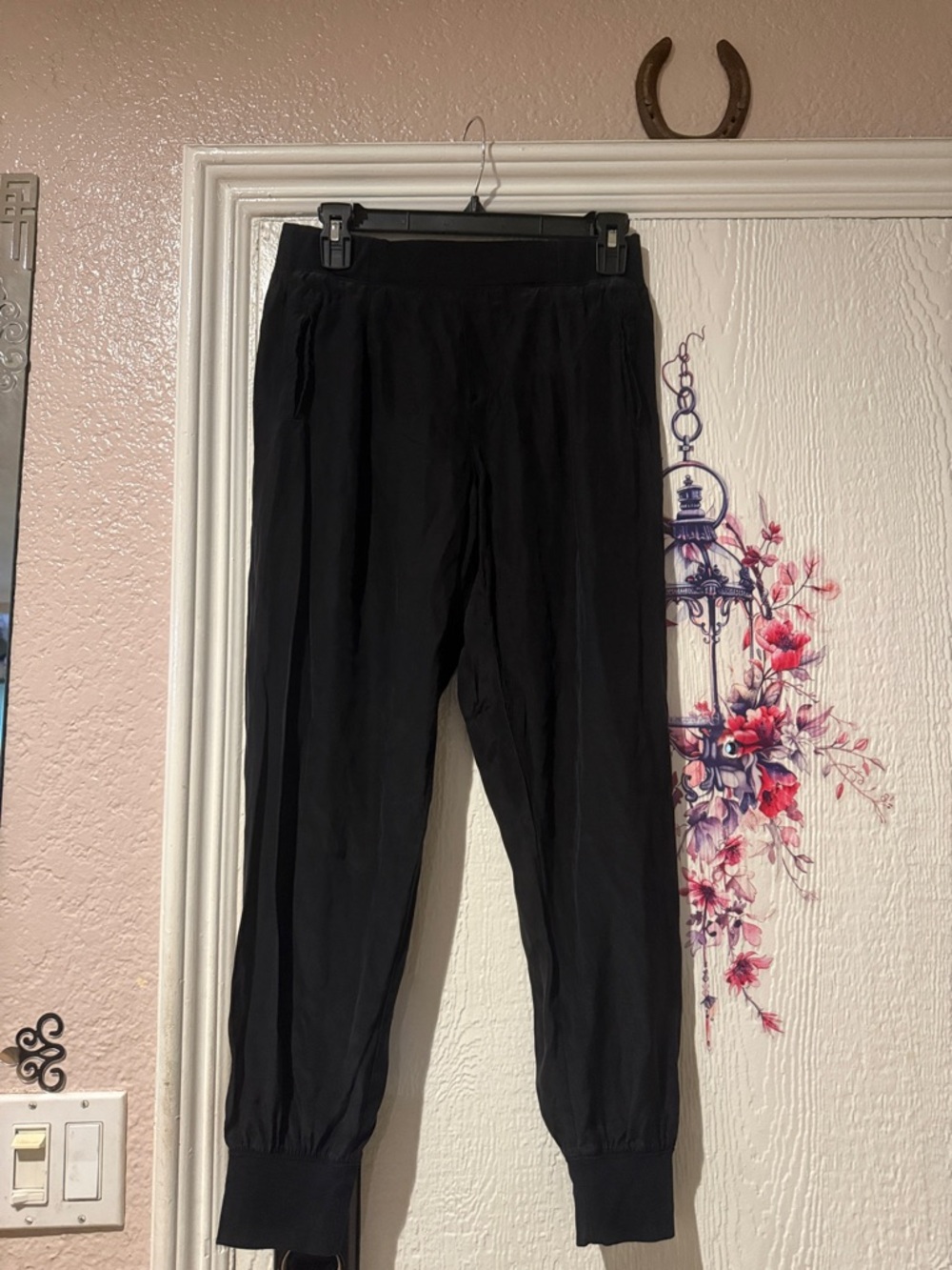 ATM Anthony Thomas Melillo Black Drawstring Jogger Pants